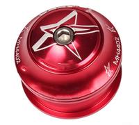 Casque intégré à roulement scellé 44 mm en alliage d'aluminium CNC anodisé pour cadre de VTT (rouge)
