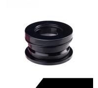 Casque intégré de 44 mm pour vélos pliants, compatible avec Dahon P8 Sp18, roulement à cartouche scellé, kit de mise à niveau en alliage d'aluminium CNC (noir)