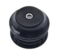 Casque intégré de 44 mm pour VTT et vélo de route, ensemble de roulements en alliage d'aluminium noir avec rotation fluide, durabilité légère pour cadres standard