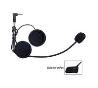Casque intercom moto - RNCYN - Compatibilité V6 Pro/V6/V4 - Micro dur intégré - Écouteurs haute qualité