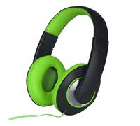 Grundig Casque intra-auriculaire filaire stéréo 3,5 mm avec bandeau réglable Vert