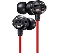 Casque intra-auriculaire - JVC - HA-FX3X-E - Rouge - Filaire - Amplification des basses.