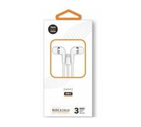 Casque intra-auriculaire - TECH ONE - earTECH TEC1304 - USB-C - Microphone intégré - Blanc