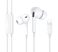 Casque iPhone avec câble, certifié MFi, câble pour iPhone, écouteurs stéréo HiFi avec Lightning (Microphone intégré et contrôle du Volume) avec iPhone 14/13/12/11/SE/X/7 Compatible avec Tous Les iOS