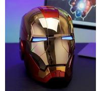 Casque Iron Man MK5 MK5 1:1, commande vocale, Machine de guerre Avengers, Cosplay avec lumière LED, casque ironman à fermeture électronique, cadeau pour enfants