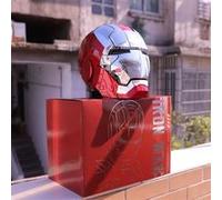 Casque Iron Man Réplique de Collection avec Éclairage LED rouge G