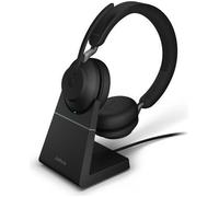 Jabra Evolve2 65 USB-C MS - Micro-casque stéréo avec station de charge pour Microsoft Teams, noir