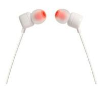Casque JBL Tune 110 filaire Écouteurs Blanc Blanc