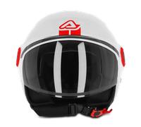 Acerbis Casque jet Brezza – Visière – ECE 22.06 – Blanc brillant – XL
