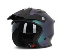 Casque Jet Acerbis Aria Metallic CaméléonXXL Caméléon