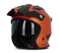 Acerbis Aria Metallic, casque à réaction XL Orange Mat Orange Mat