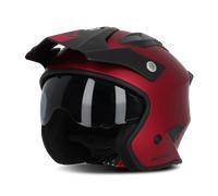 Casque Jet Acerbis Aria Metallic RougeS Rouge