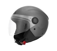 Casque Jet Acerbis Brezza Métallique Gris Foncé Moto Scooter Homologué ECE 2206