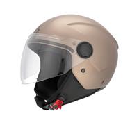Casque Jet Acerbis Brezza Métallique Marron Mat Moto Scooter Homologué ECE 2206