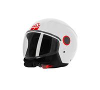 Casque Jet Acerbis Brezza Moto Scooter Blanc Lustré Avec Visière Homologuée 2206