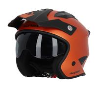 Acerbis Casque à réaction Aria Metallic S Orange Mat