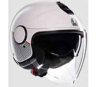 Casque Jet AGV Eteres E2206 Capoliveri Blanc Italie Mat Taille M