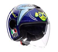 Casque Jet AGV Eteres E2206 Rouge Misano 2015 Taille S