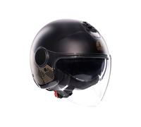 Casque Jet AGV ETERES Ponza Matt Black/Gold