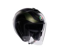 AGV Irides Sakai, casque à réaction XXL Mat Vert Foncé/Noir Mat Vert Foncé/Noir