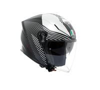 Casque Jet AGV K5 JET EVO Control Matt Black/White