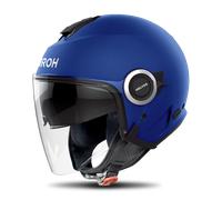 Casque Jet Airoh Helios Bleu MatXL Bleu Mat