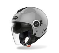 Casque Jet AIROH HELIOS ECE 22.05 Gris Clair L Ventilé Concrète