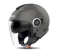 Casque Jet Airoh Helios Gris foncé brillantS Gris foncé brillant