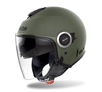 Casque Jet AIROH Helyos Vert Militaire Mat