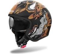 Airoh J 110 Oni, casque modulaire M Mat Noir/Marron Clair/Gris Mat Noir/Marron Clair/Gris