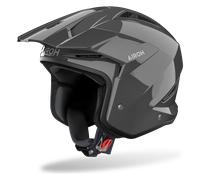Airoh Casque jet TRR II COLOR Gris foncé brillant