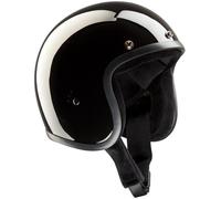 Bandit Jet Black Casque Jet, noir, taille XL pour homme