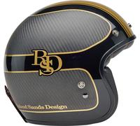 Casque Jet Bell CUSTOM 500 CARBON Roland Sands Player Matte/Gloss Black/Gold