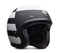 Casque Jet Bell Custom 500 Mat Noir/BlancM Mat Noir,Blanc