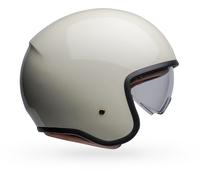 Bell - TX-501 Solid ECE Casques - Adulte Unisexe - Blanc Vintage, XS