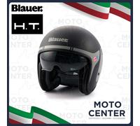 Casque Jet Blauer H.T. Pilot 06 Go Noir Mat Fibre Taille XL (61 Cm.)