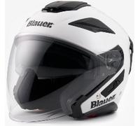 Casque jet Blauer JJ-01 Monochrome blanc brillant
