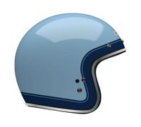 Casque Jet Cafe Racer BELL Custom 500 Crate Bleu Ghiaccio ÉCE 22.06