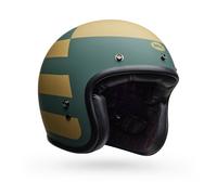 Casque Jet Cafe Racer BELL Custom 500 Parlor Vert Or Mat