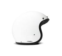 Casque Jet Café Racer DMD RETRO Blanc Brillant
