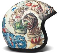 Casque Jet Cafe Racer DMD RETRO Circus taille L