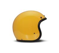 Casque Jet Café Racer DMD RETRO Jaune Brillant