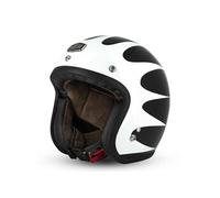 Casque Jet Cafe Racer S250 Noir / Blanc Brillant - Taille S