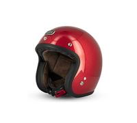 Casque Jet Cafe Racer S250 Rouge Pailleté Brillant - Taille S