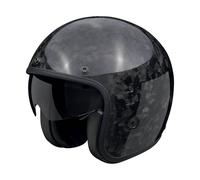 Casque Jet Café Racer SCORPION BELFAST EVO CARBONE ONYX Noir Brillant