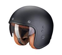 Casque Jet Cafe Racer SCORPION BELFAST EVO LUXE Noir Mat