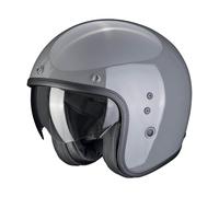 Casque Jet Cafe Racer SCORPION BELFAST EVO SOLIDE Gris Ciment