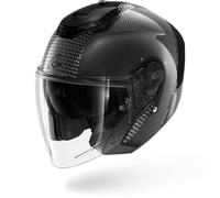 Casque Jet Carbone Shark Moto - Pinlock, 120 Max Vision - Perf | HE8210EDKUXXL - Casque moto, écran solaire amovible, style sportif, fibre carbone, coque composite multiaxiale, Noir