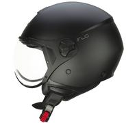 Casque Jet CGM 167A FLO MONO Noir Mat, Visière Formée, ECE 22.06