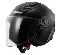 LS2, Casque Moto Jet AIRFLOW II Noir Verni, M